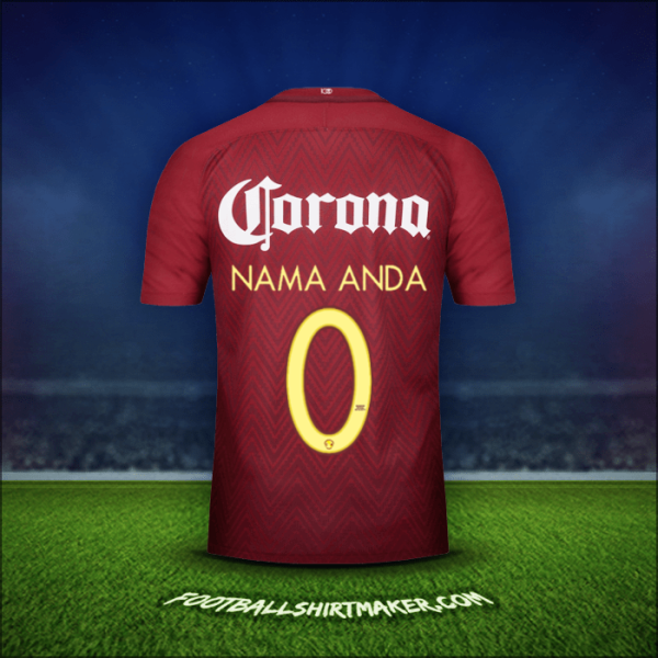 Jersey Club America 2016/17 Alternatif -  nama anda - 0