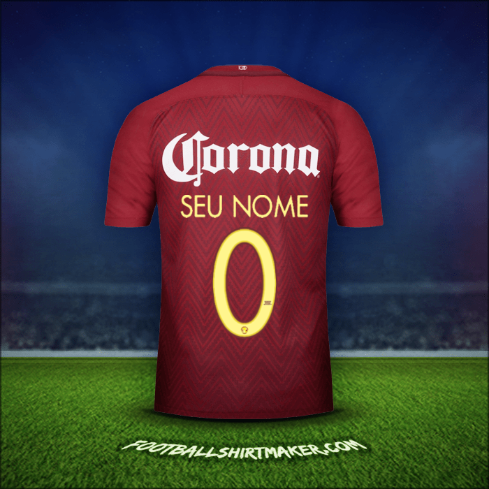 Camisa Club America 2016/17 Alternativa -  seu nome - 0