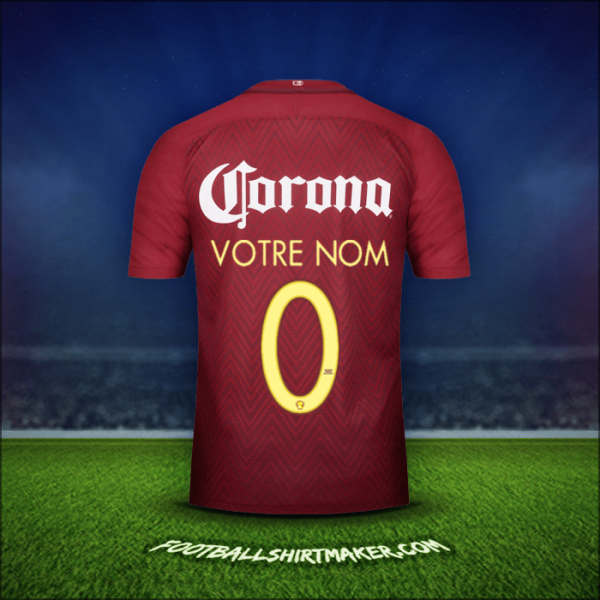 Maillot Club America 2016/17 Extérieur -  votre nom - 0