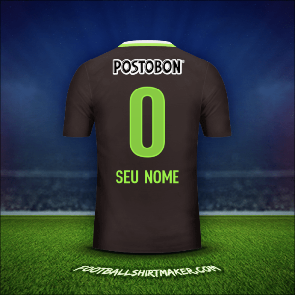 Camisa Atletico Nacional 2016 Alternativa -  seu nome - 0