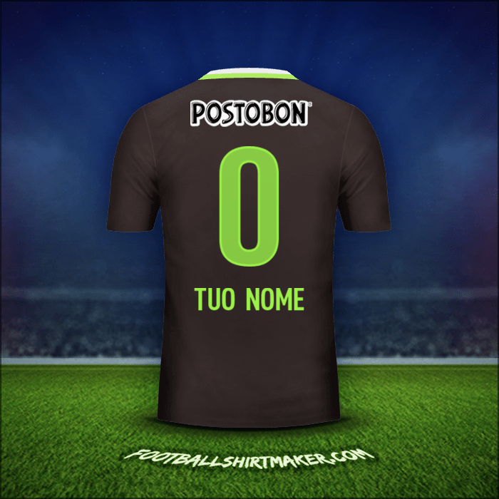 Maglia Atletico Nacional 2016 Seconda -  tuo nome - 0