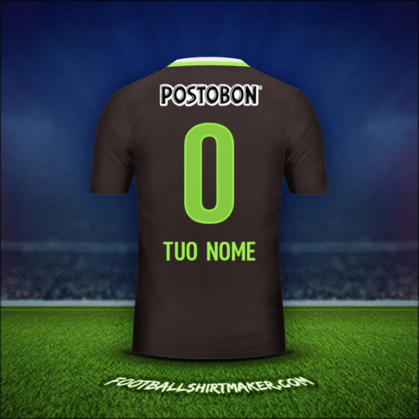 Maglia Atletico Nacional 2016 Seconda -  tuo nome - 0