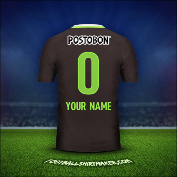 Shirt Atletico Nacional 2016 Away -  your name - 0
