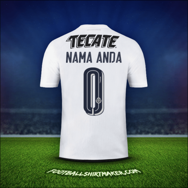 Jersey Guadalajara 2016/17 Alternatif -  nama anda - 0
