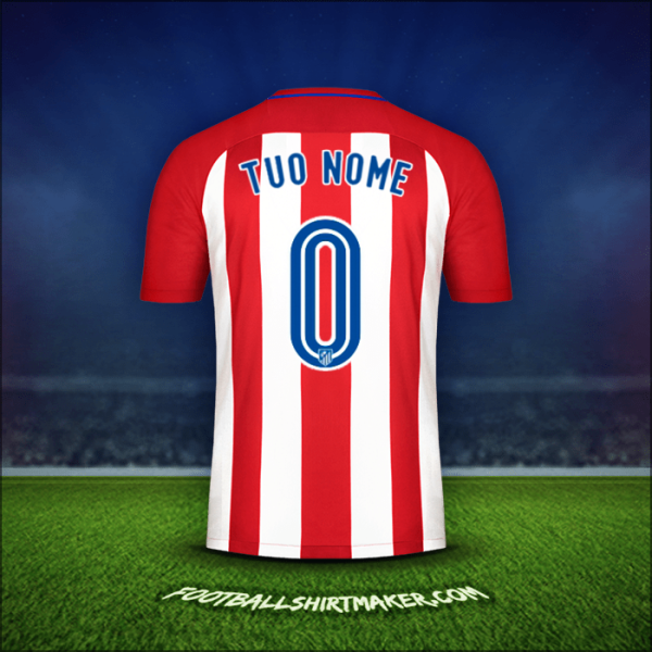 Maglia Atletico Madrid 2016/17 -  tuo nome - 0