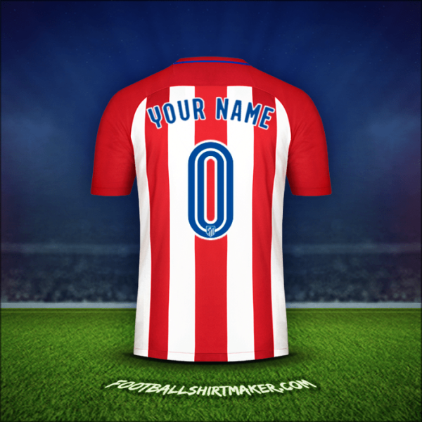 Jersey Atletico Madrid 2016/17 -  your name - 0
