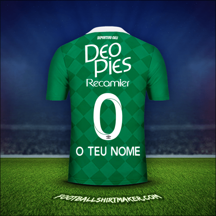 Camisola Deportivo Cali 2016 -  o teu nome - 0