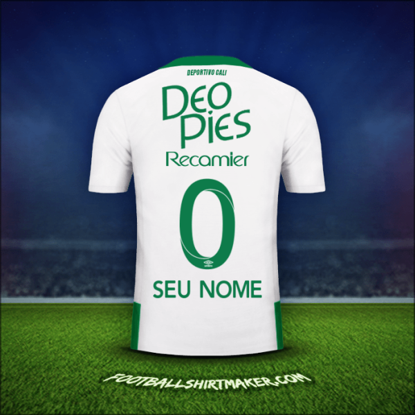 Camisa Deportivo Cali 2016 Alternativa -  seu nome - 0
