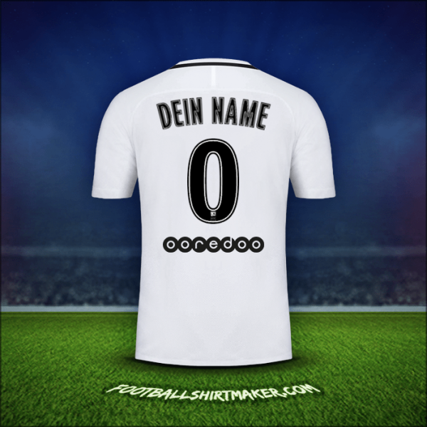 Trikot Paris Saint Germain 2016/17 Dritte -  dein name - 0