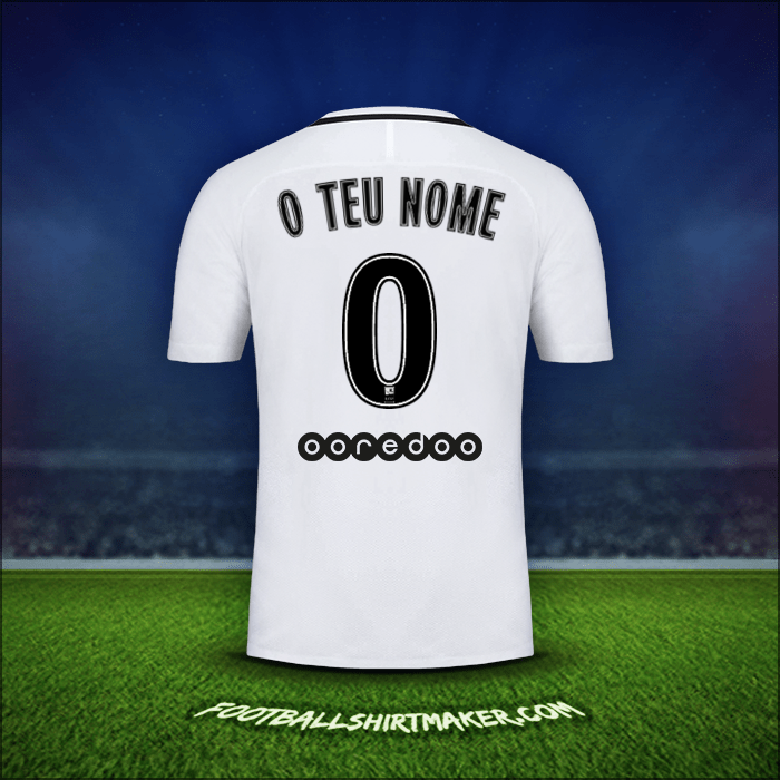 Camisola Paris Saint Germain 2016/17 Terceira -  o teu nome - 0
