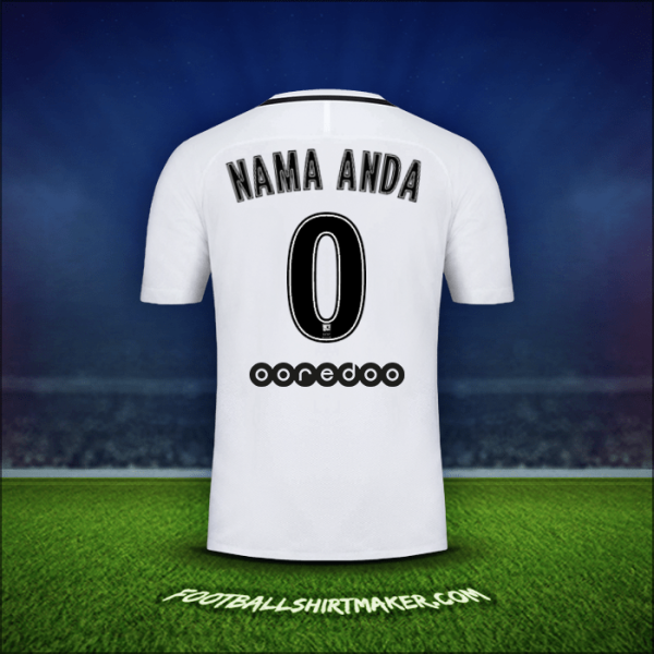 Jersey Paris Saint Germain 2016/17 Ketiga -  nama anda - 0