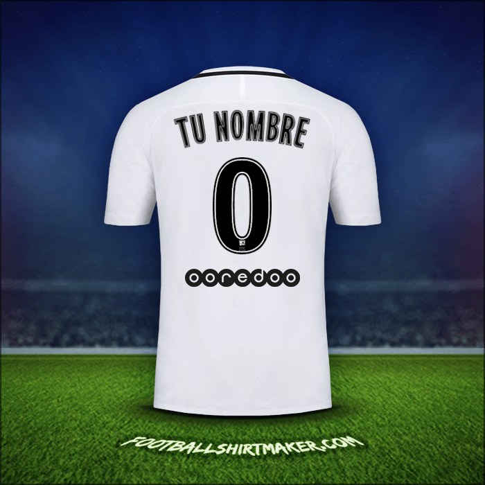 Jersey Paris Saint Germain 2016/17 Tercera -  tu nombre - 0