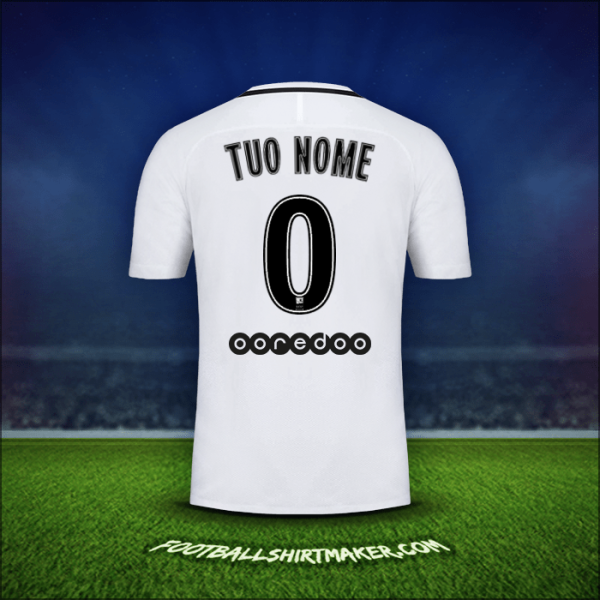 Maglia Paris Saint Germain 2016/17 Terza -  tuo nome - 0