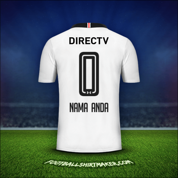 Jersey Colo Colo 2017 -  nama anda - 0