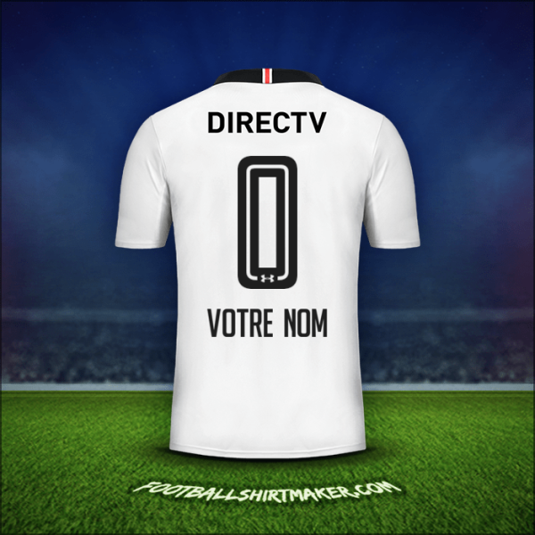 Maillot Colo Colo 2017 -  votre nom - 0