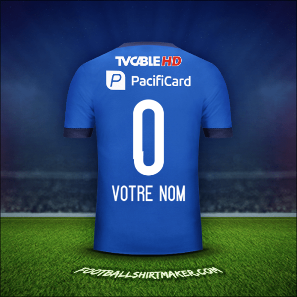 Maillot Emelec 2017 -  votre nom - 0