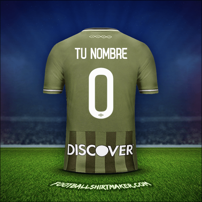 Camiseta Liga de Quito 2017 Visita -  tu nombre - 0