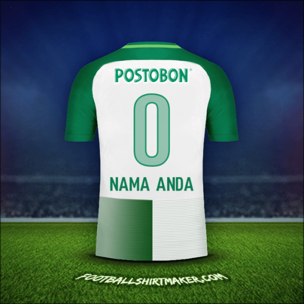 Jersey Atletico Nacional 2017 -  nama anda - 0