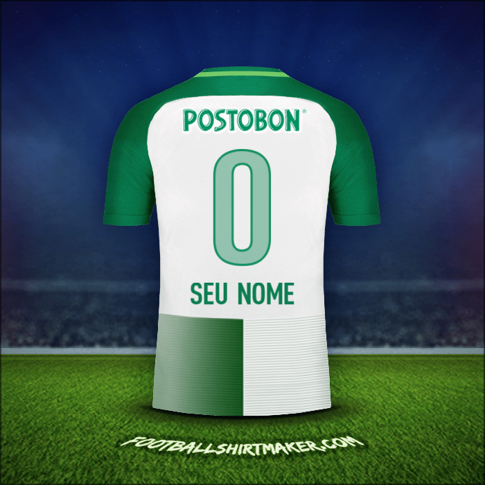 Camisa Atletico Nacional 2017 -  seu nome - 0