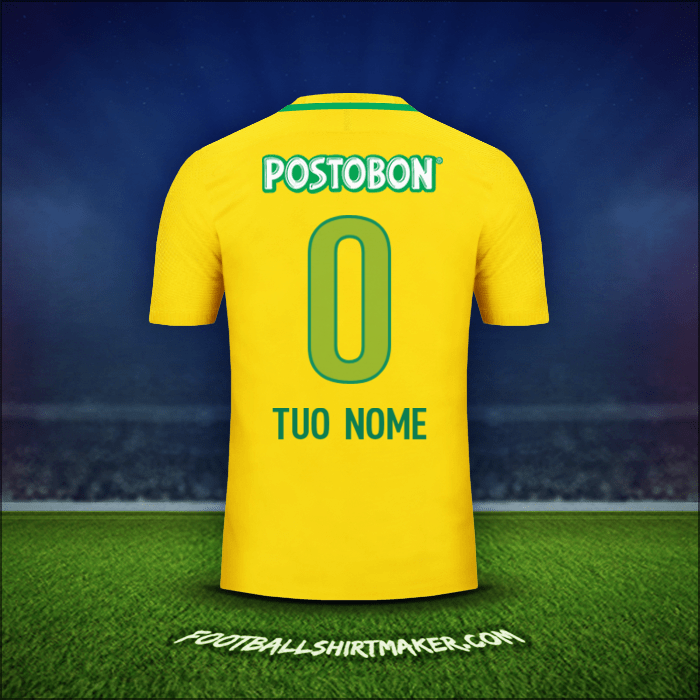 Maglia Atletico Nacional 2017 Seconda -  tuo nome - 0