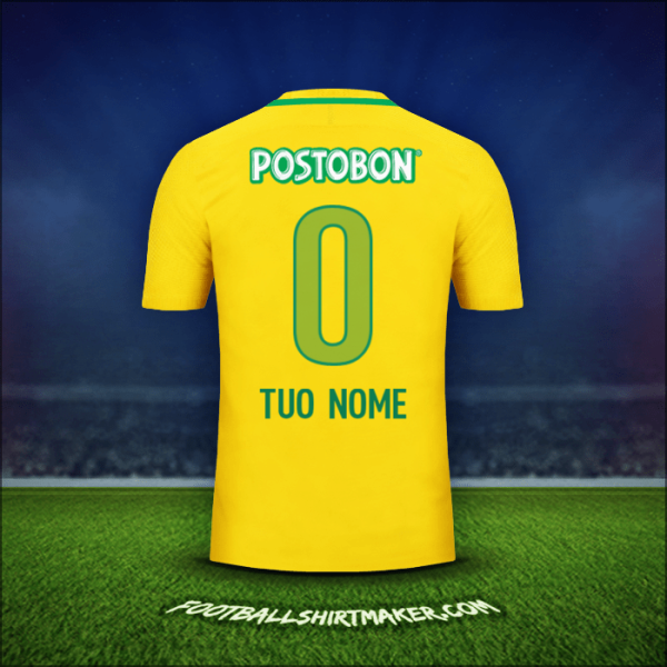 Maglia Atletico Nacional 2017 Seconda -  tuo nome - 0