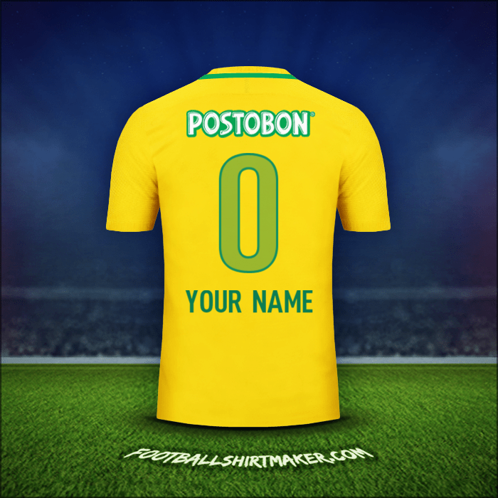 Shirt Atletico Nacional 2017 Away -  your name - 0