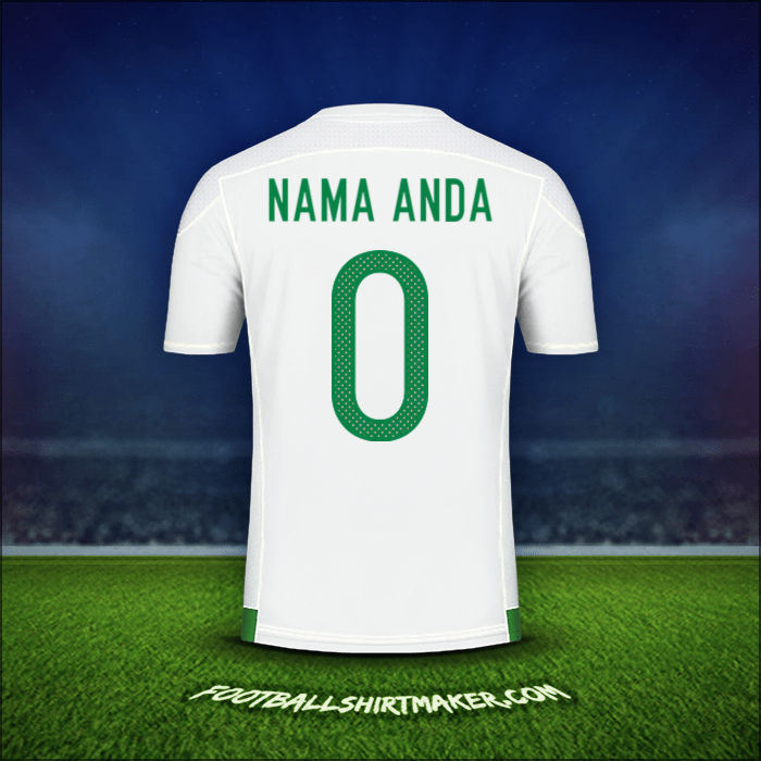 Jersey Aljazair 2016/17 -  nama anda - 0
