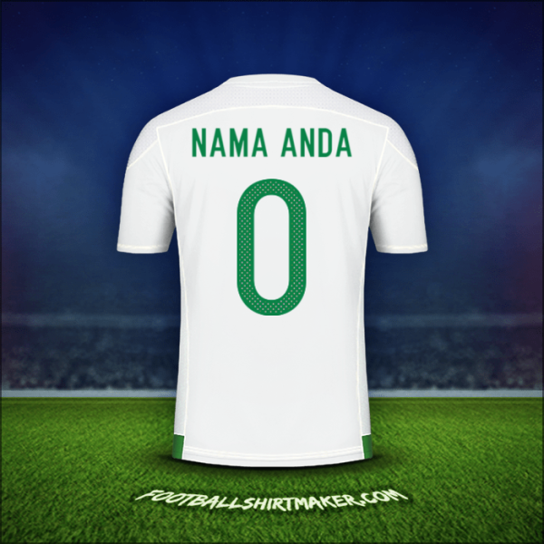 Jersey Aljazair 2016/17 -  nama anda - 0