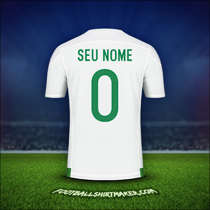 Camisa Argélia 2016/17 -  seu nome - 0