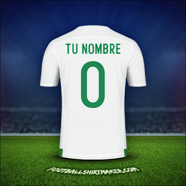 Camiseta Argelia 2016/17 -  tu nombre - 0