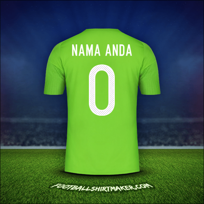 Jersey Aljazair 2016/17 Alternatif -  nama anda - 0