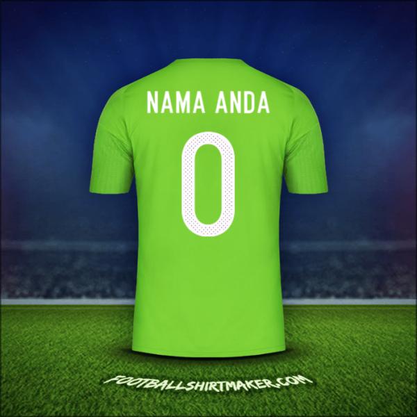 Jersey Aljazair 2016/17 Alternatif -  nama anda - 0