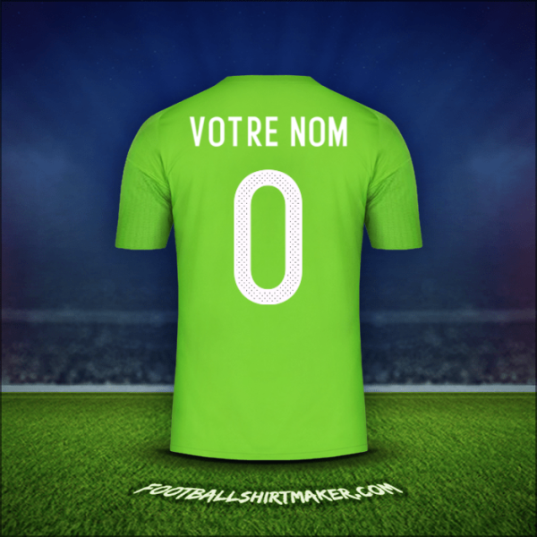 Maillot Algérie 2016/17 Extérieur -  votre nom - 0