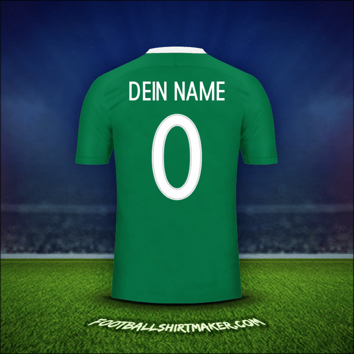Trikot Nigeria 2016/17 -  dein name - 0