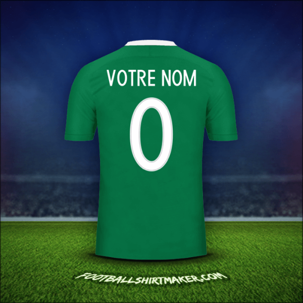 Maillot Nigéria 2016/17 -  votre nom - 0