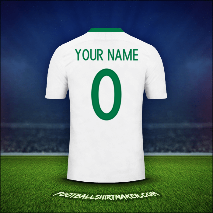 Shirt Nigeria 2016/17 Away -  your name - 0