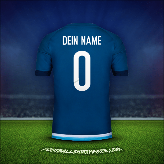 Trikot Argentinien 2016 Auswärts -  dein name - 0
