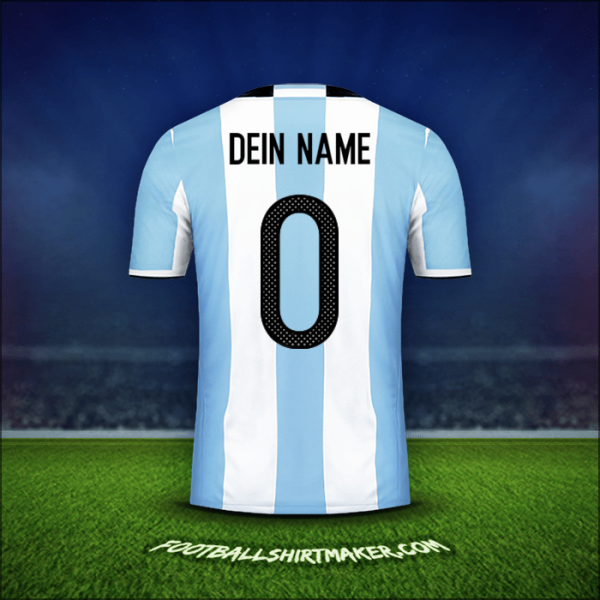 Trikot Argentinien 2016 -  dein name - 0