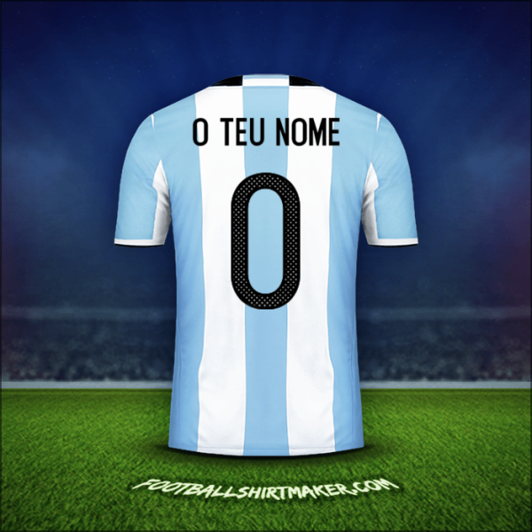 Camisola Argentina 2016 -  o teu nome - 0