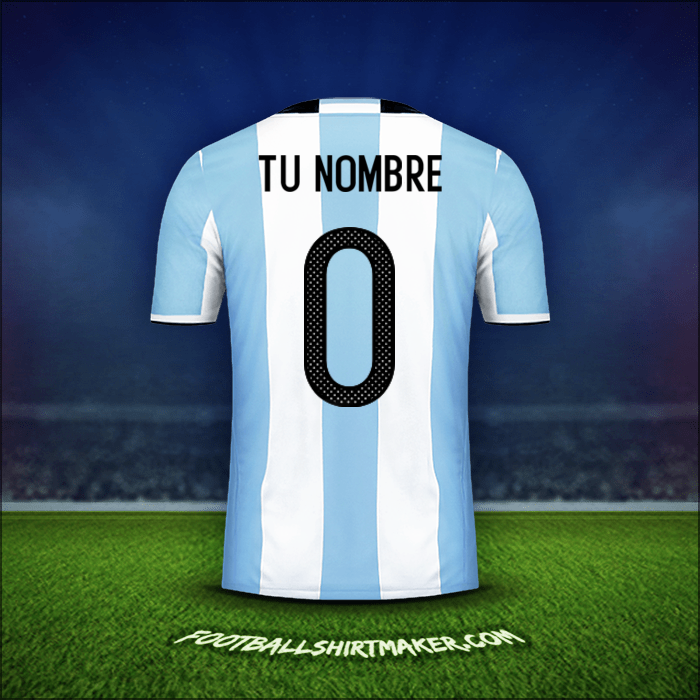 Camiseta Argentina 2016 -  tu nombre - 0