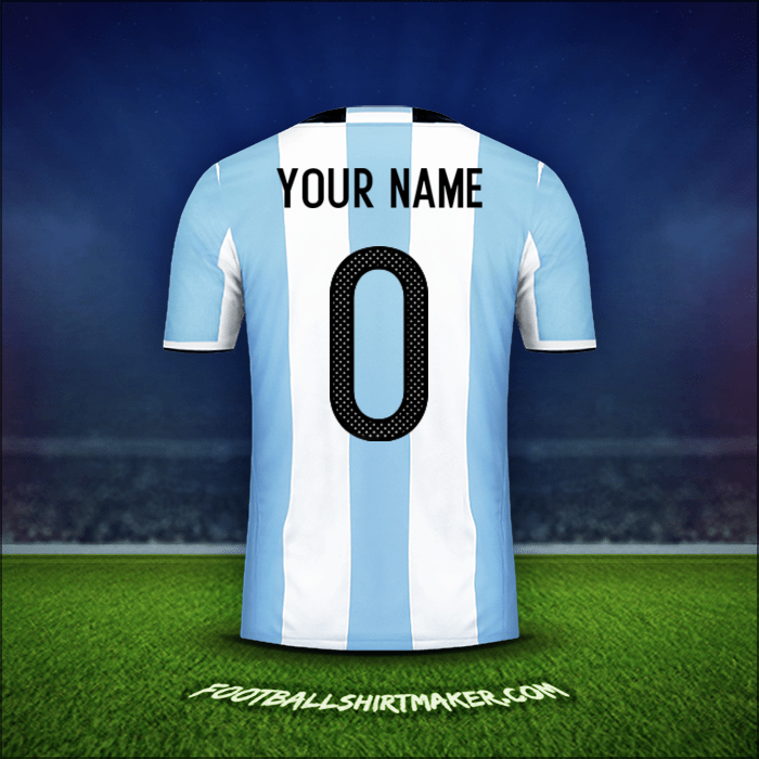 Jersey Argentina 2016 -  your name - 0