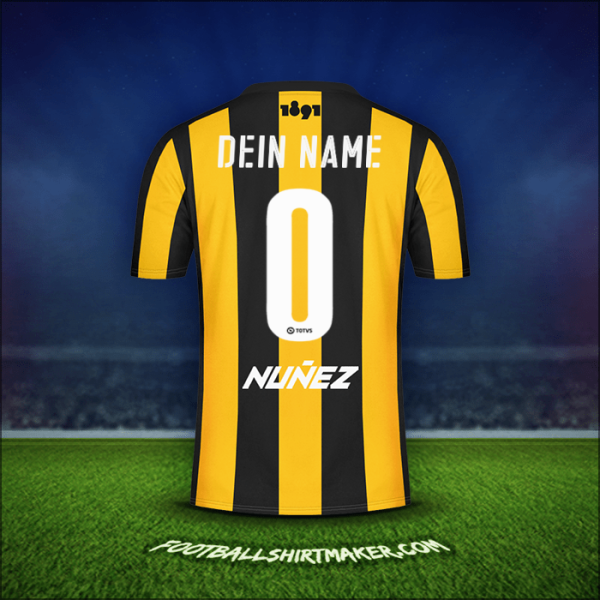 Trikot Peñarol 2016/17 -  dein name - 0