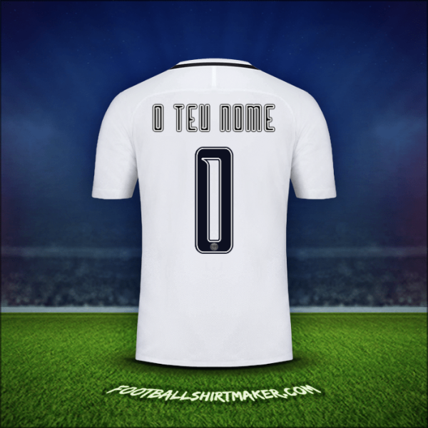 Camisola Paris Saint Germain Cup 2016/17 Terceira -  o teu nome - 0