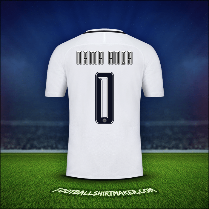 Jersey Paris Saint Germain Cup 2016/17 Ketiga -  nama anda - 0