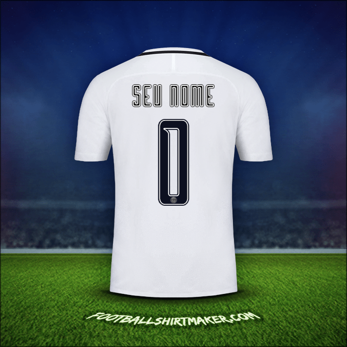 Camisa Paris Saint Germain Cup 2016/17 Terceira -  seu nome - 0