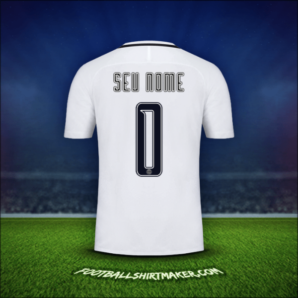 Camisa Paris Saint Germain Cup 2016/17 Terceira -  seu nome - 0