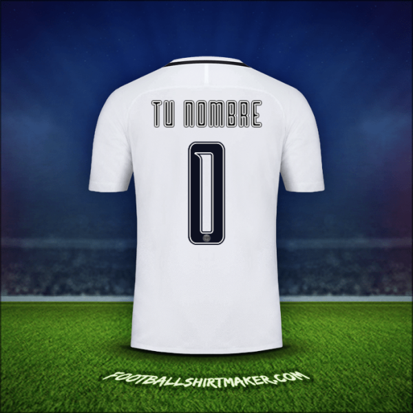 Camiseta Paris Saint Germain Cup 2016/17 Tercera -  tu nombre - 0
