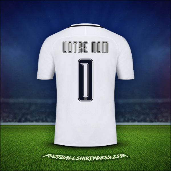 Maillot Paris Saint Germain Cup 2016/17 Troisième -  votre nom - 0