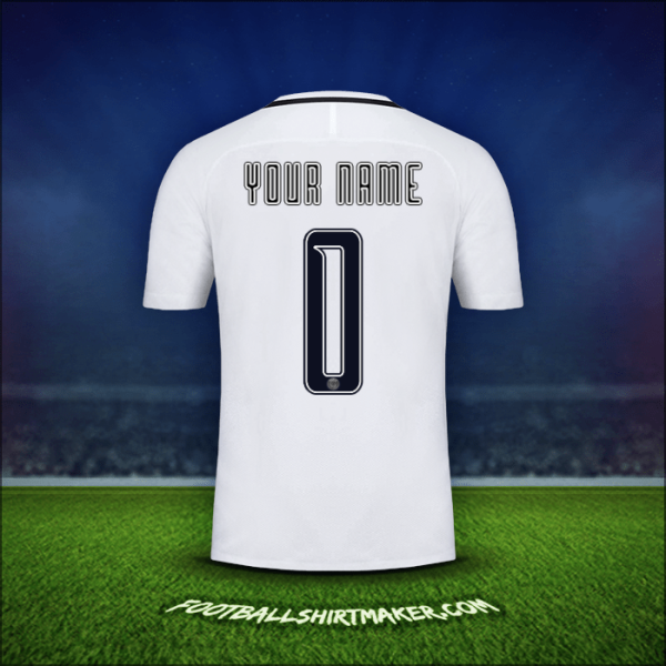 Shirt Paris Saint Germain Cup 2016/17 Third -  your name - 0