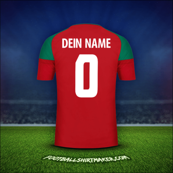 Trikot Marokko 2017 -  dein name - 0